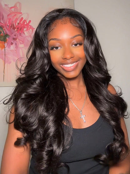 belvedon-Styled Butterfly Cut Layered Yaki Straight Glueless Install Half Wig With Draw-string Beginner Friendly